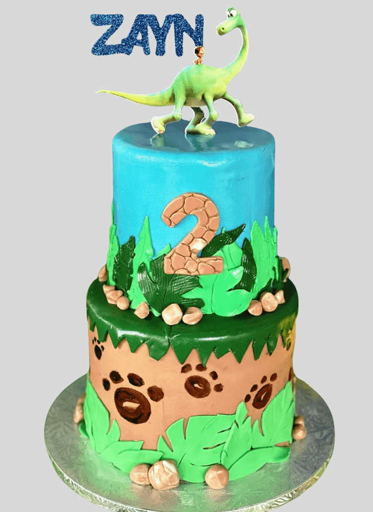 Elegant The Good Dinosaur Cake