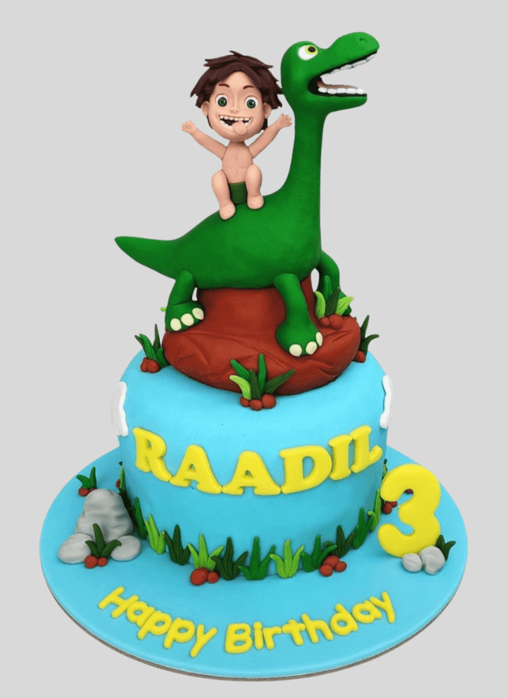 Graceful The Good Dinosaur Cake