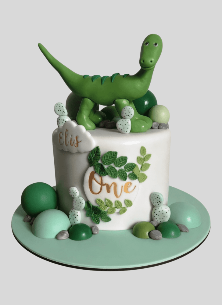 Inviting The Good Dinosaur Cake