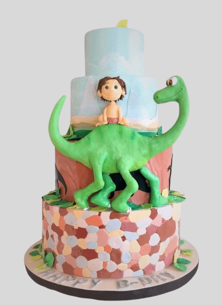 Mesmeric The Good Dinosaur Cake