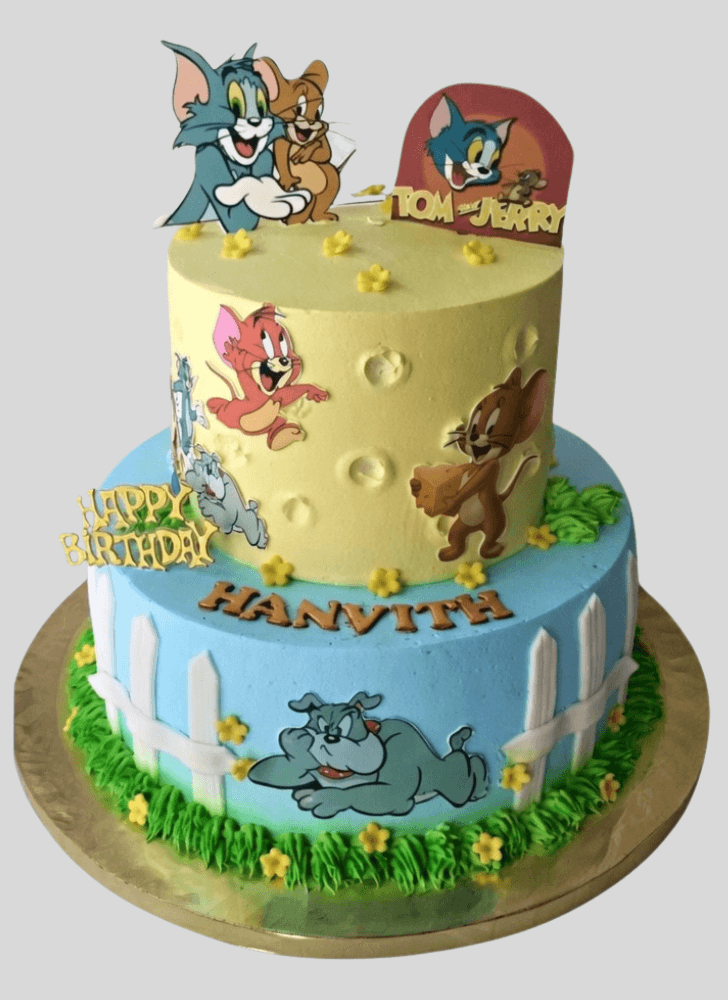Admirable Tom and Jerry Cake Design