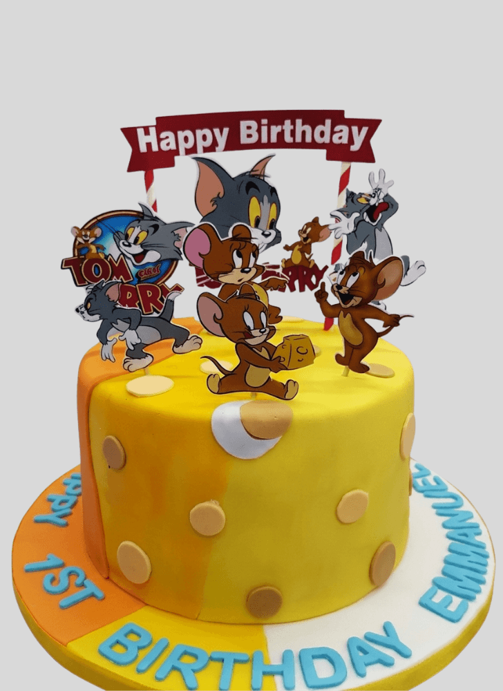 Angelic Tom and Jerry Cake