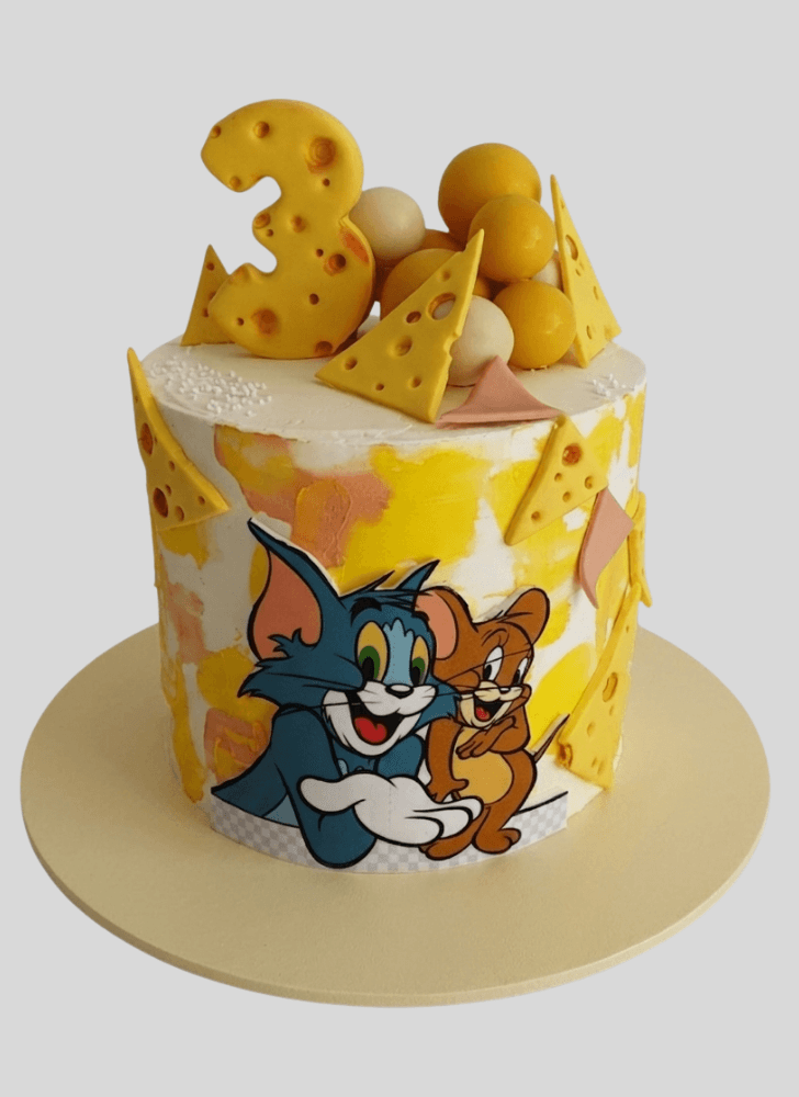 Wonderful Tom and Jerry Cake Design