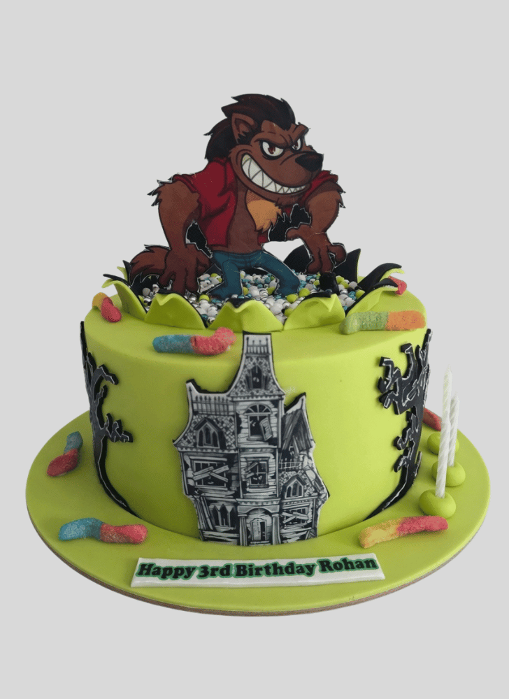 Angelic Werewolf Cake