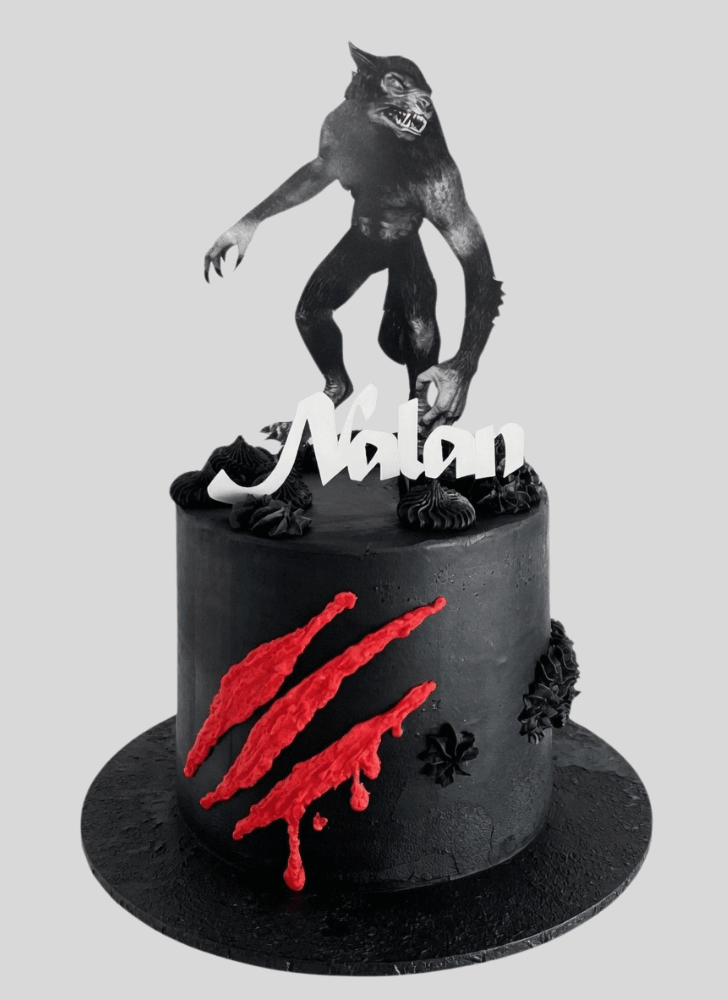 Pretty Werewolf Cake