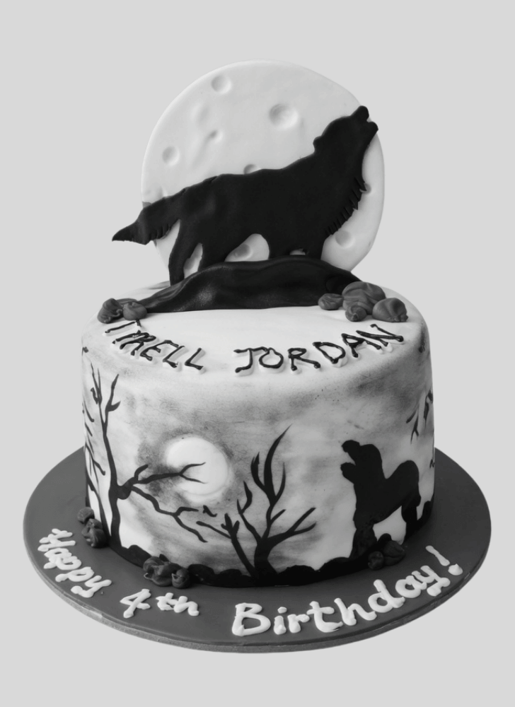 Wonderful Werewolf Cake Design