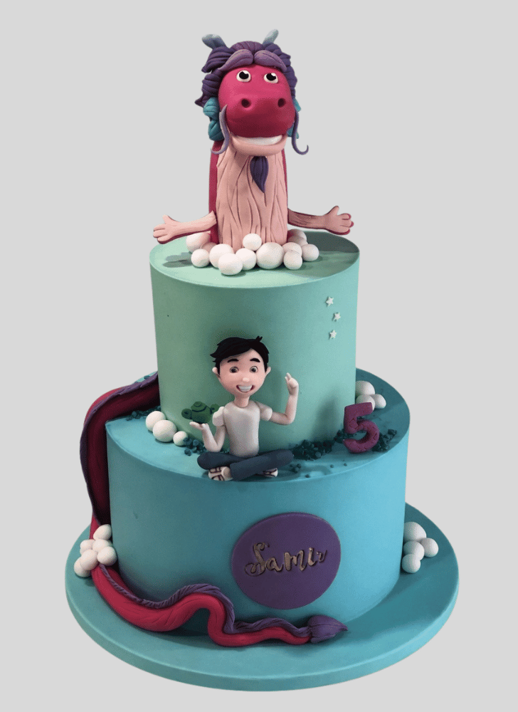 Admirable Wish Dragon Cake Design