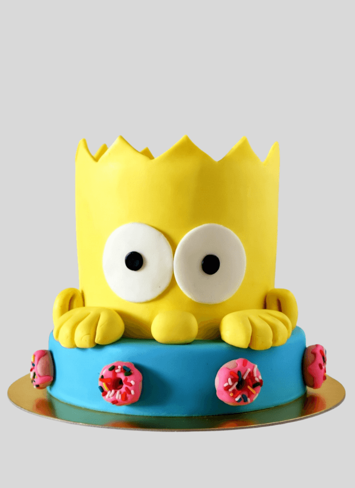 Nice Bart Simpson Cake