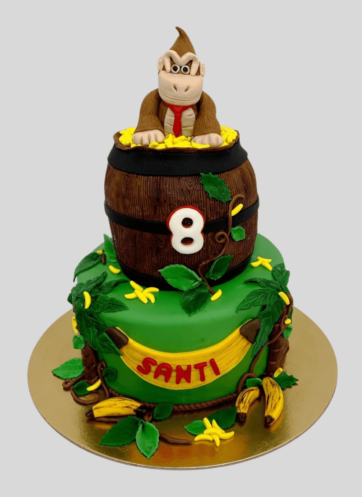 Appealing Donkey Kong Cake