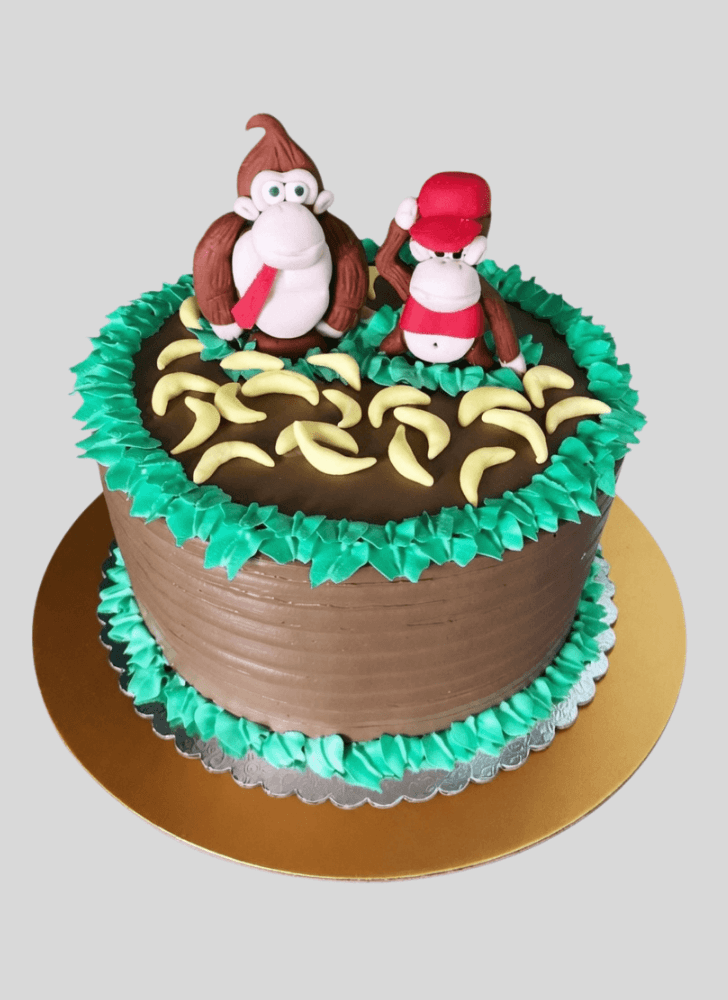 Bewitching Donkey Kong Cake
