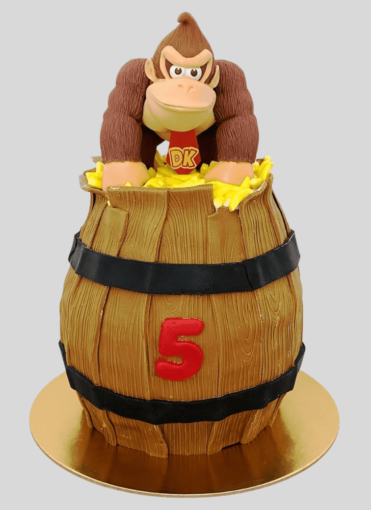 Pretty Donkey Kong Cake