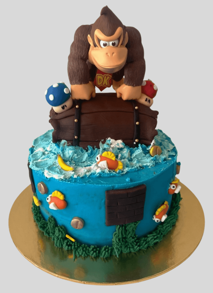 Radiant Donkey Kong Cake