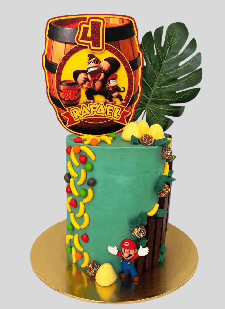 Refined Donkey Kong Cake