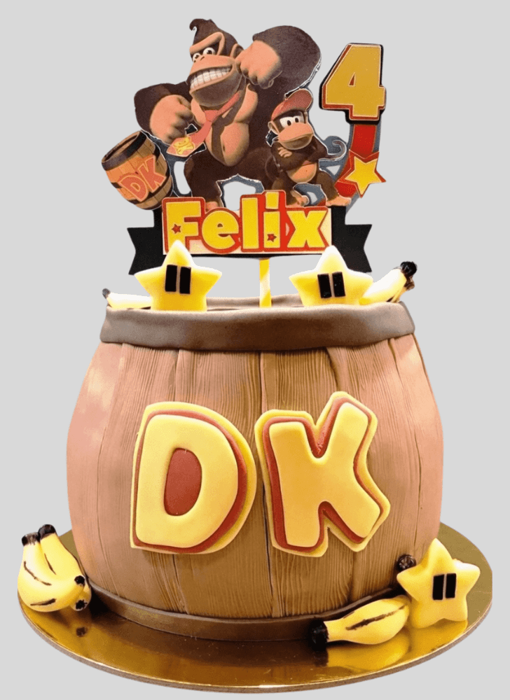 Splendid Donkey Kong Cake