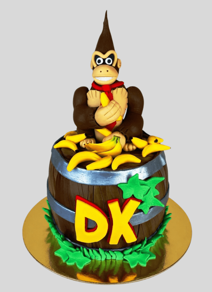 Stunning Donkey Kong Cake