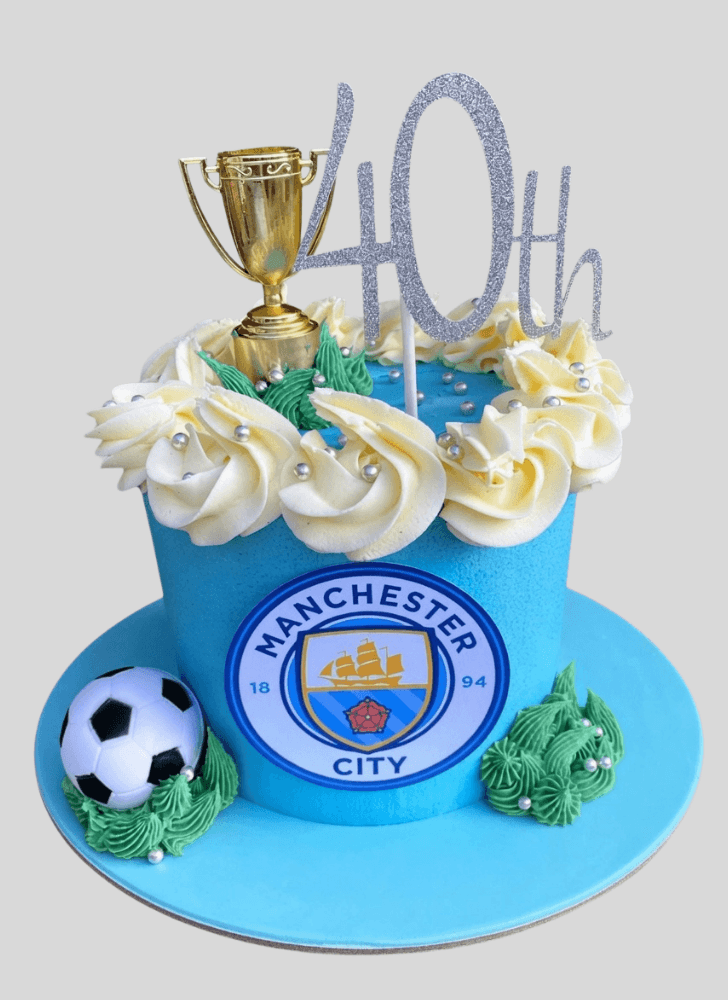 Admirable Manchester City Cake Design