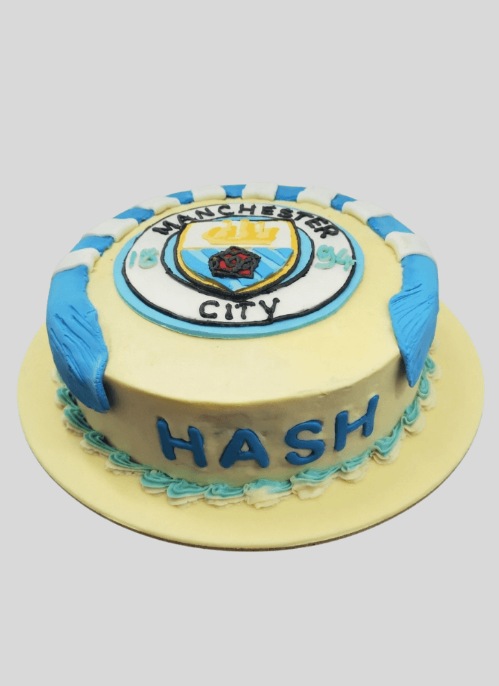 Alluring Manchester City Cake