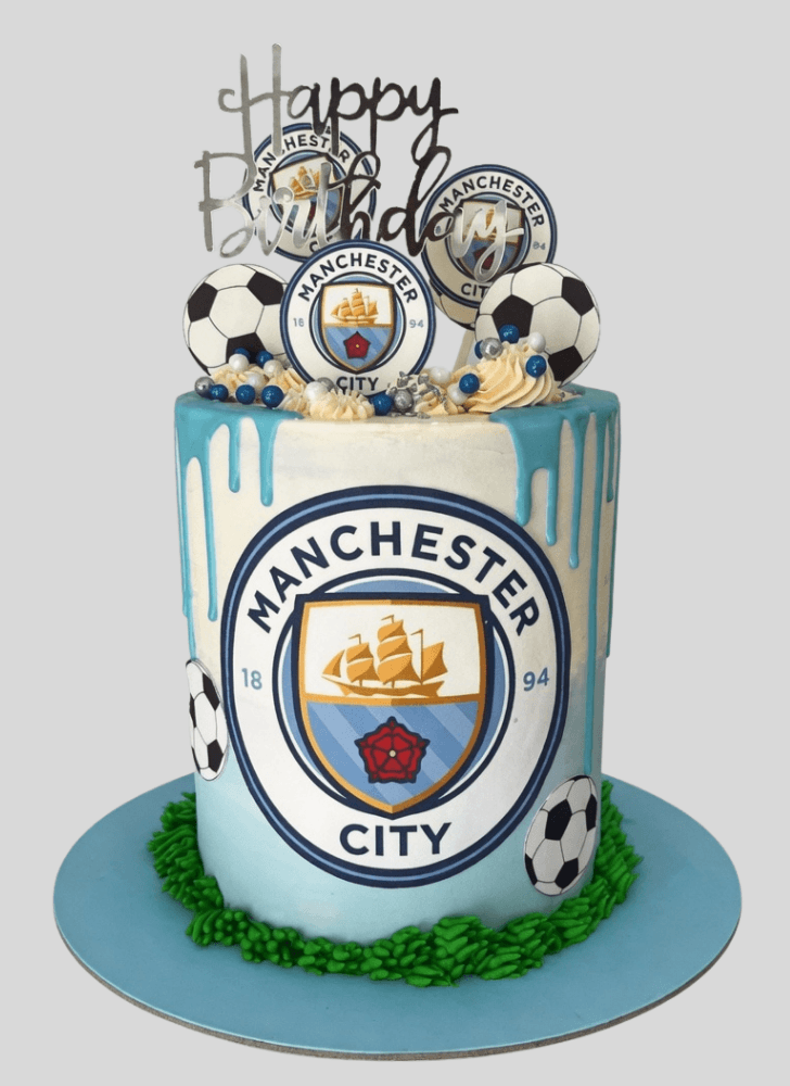 Angelic Manchester City Cake
