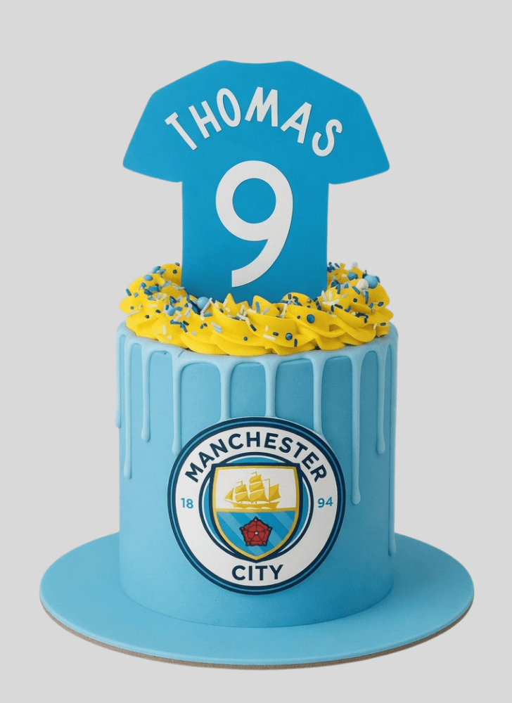 Captivating Manchester City Cake