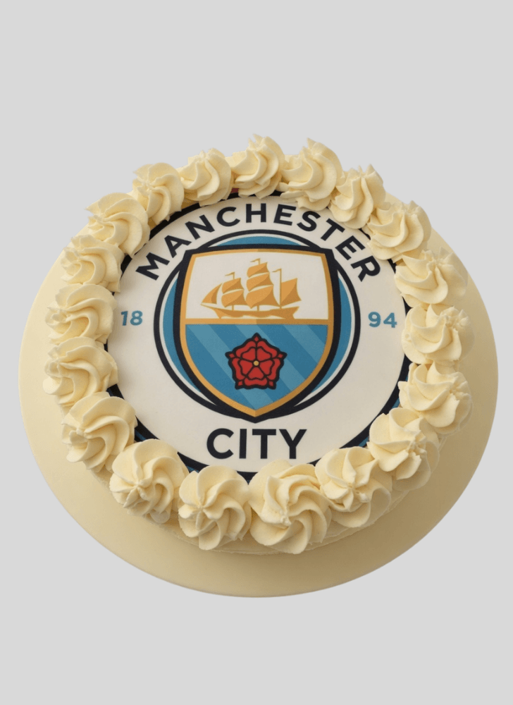 Charming Manchester City Cake