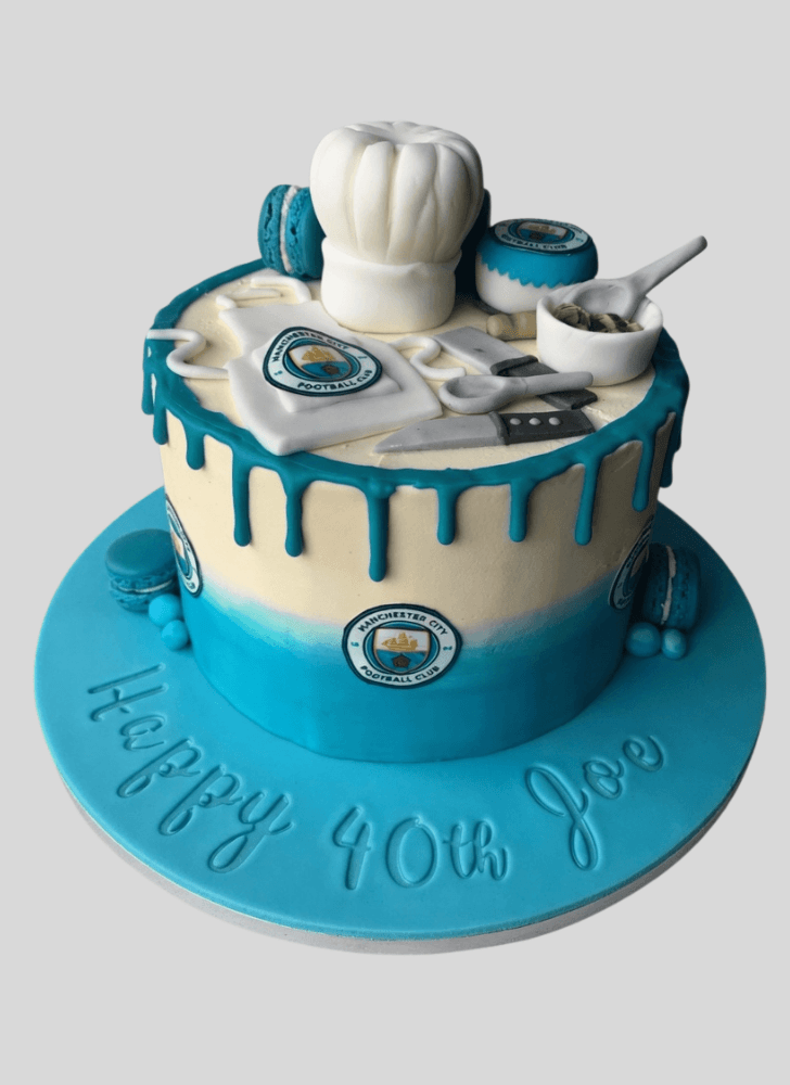 Comely Manchester City Cake