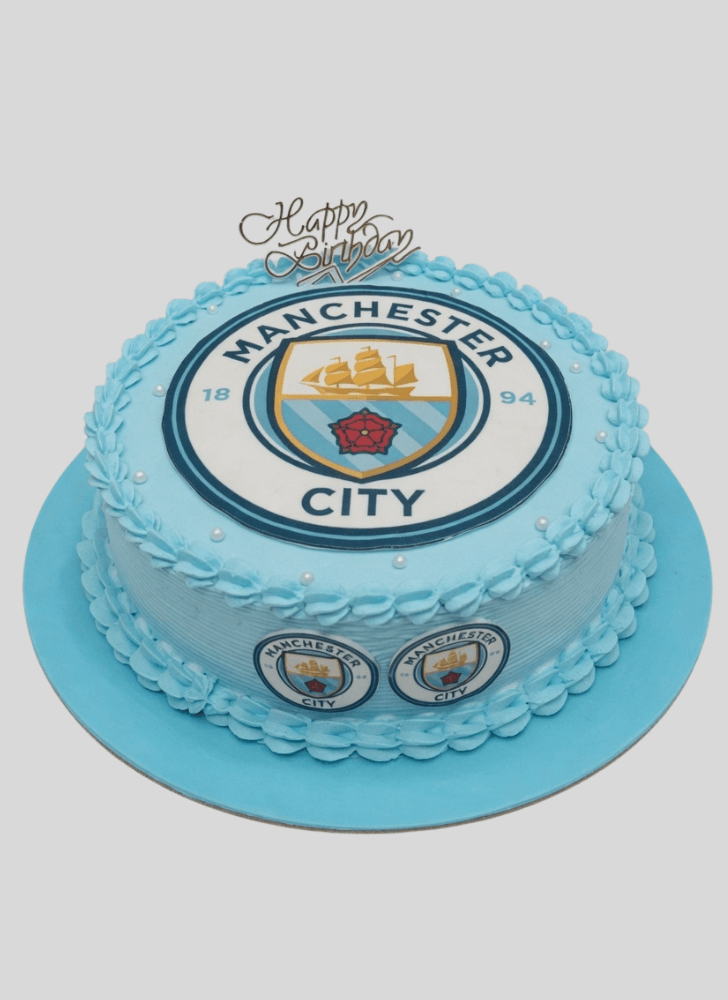 Dazzling Manchester City Cake
