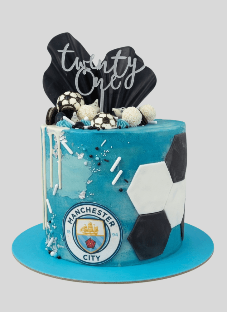 Handsome Manchester City Cake