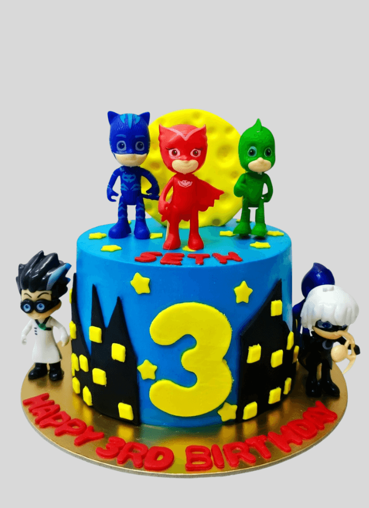 Adorable PJ Masks Cake