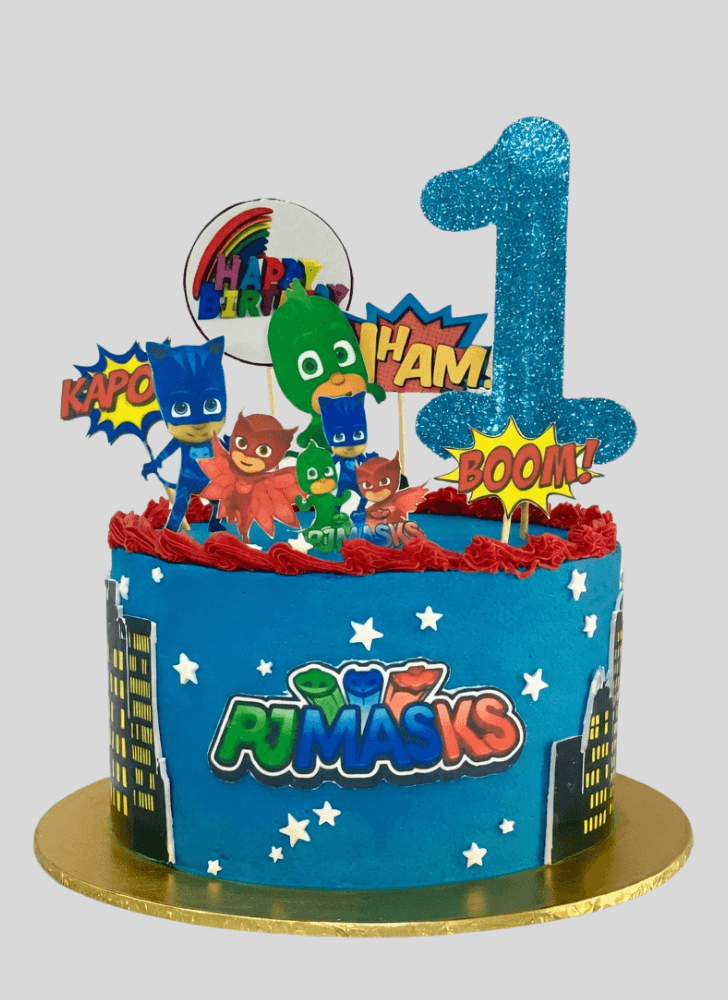 Delightful PJ Masks Cake