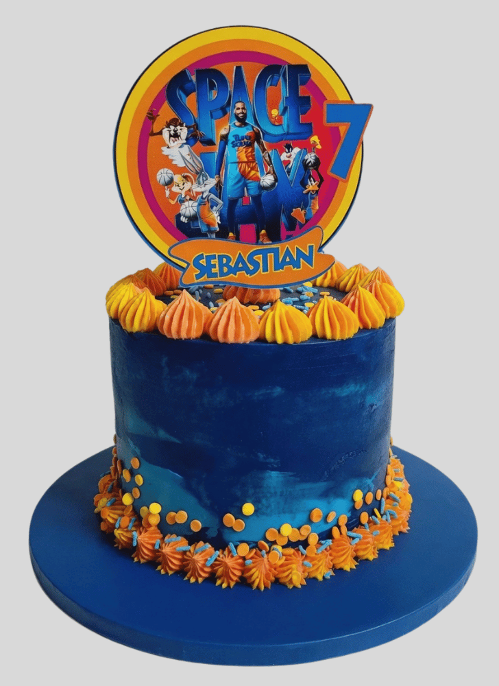 Adorable Space Jam Cake