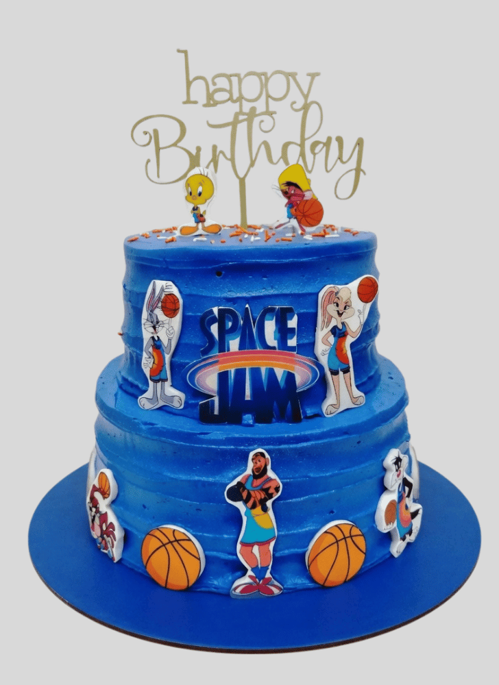 Angelic Space Jam Cake