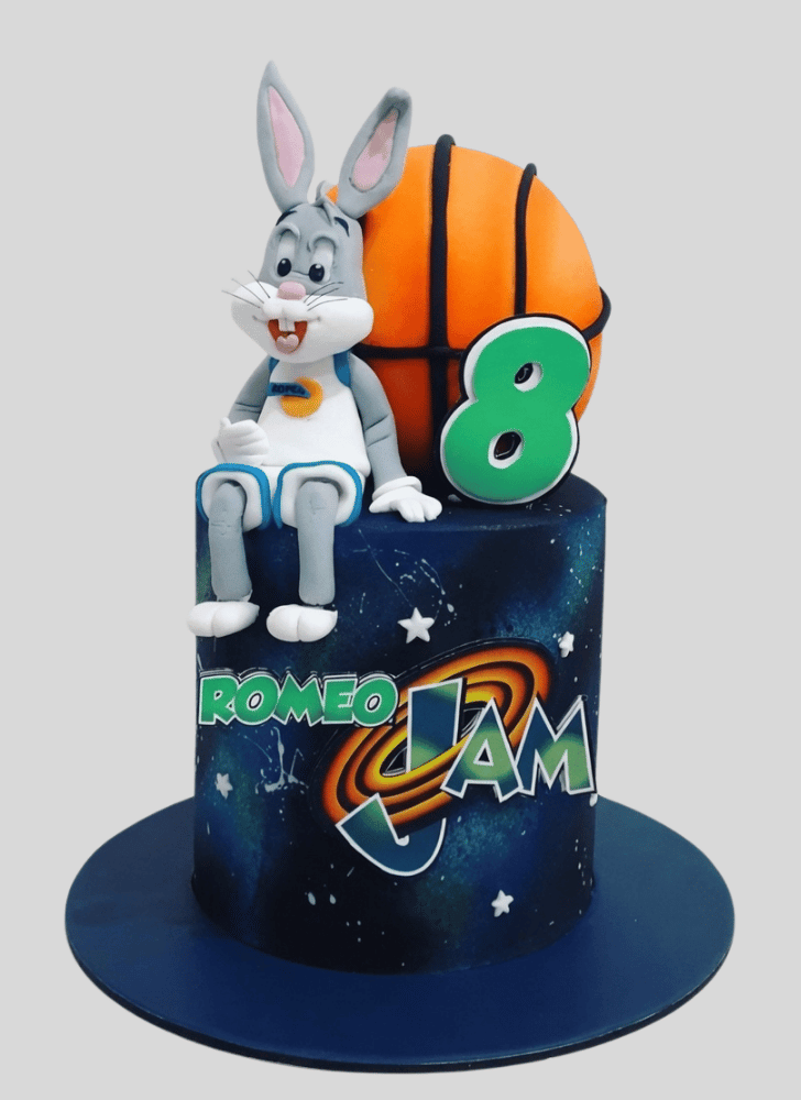 Comely Space Jam Cake