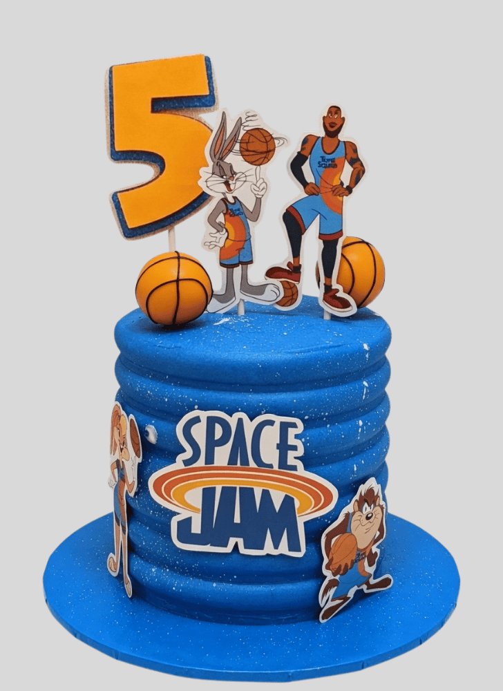 Cute Space Jam Cake