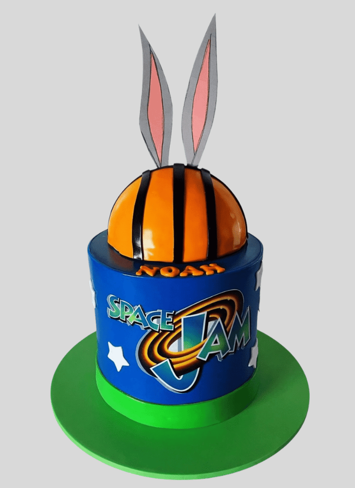 Delicate Space Jam Cake