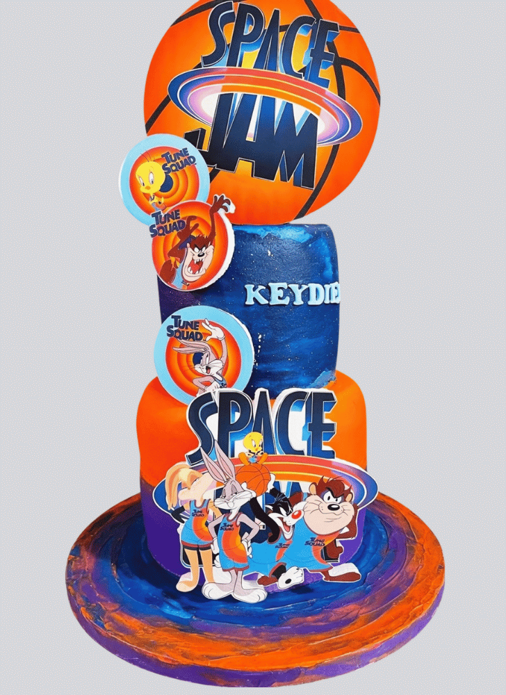Inviting Space Jam Cake
