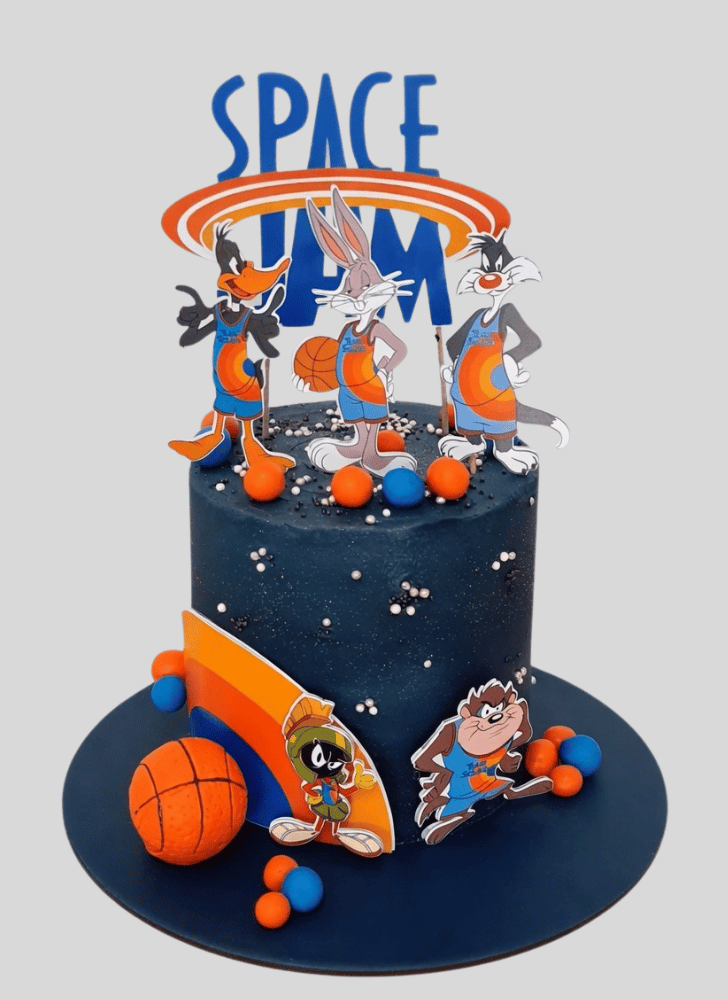 Lovely Space Jam Cake Design