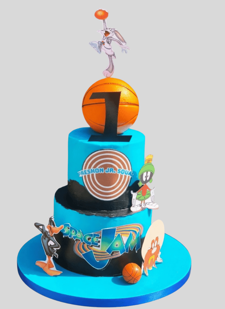 Pretty Space Jam Cake