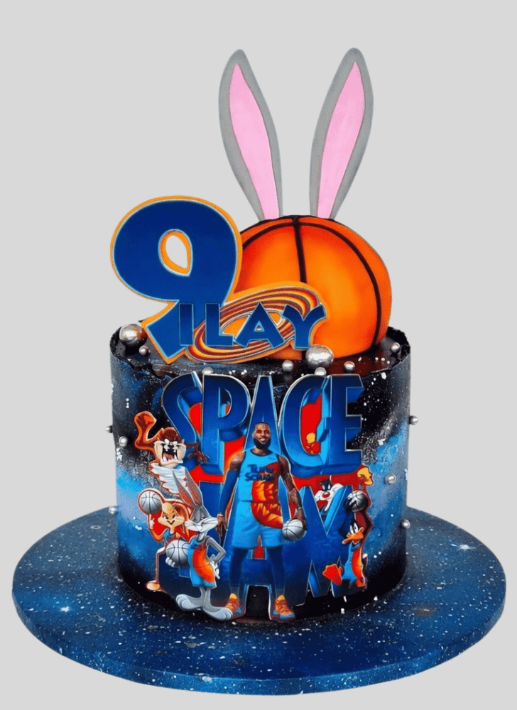 Radiant Space Jam Cake