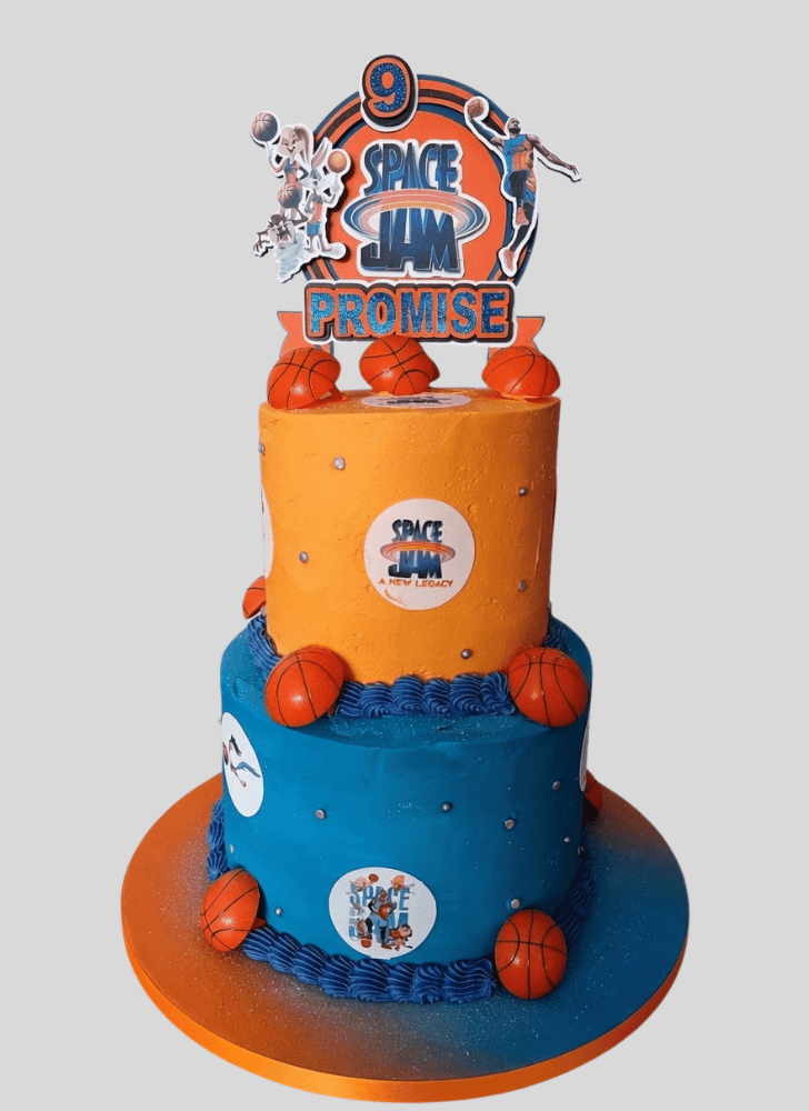 Shapely Space Jam Cake
