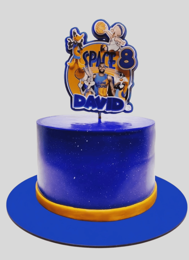 Slightly Space Jam Cake