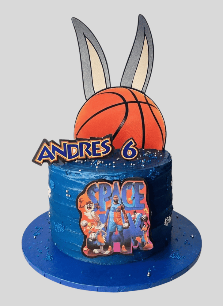 Wonderful Space Jam Cake Design