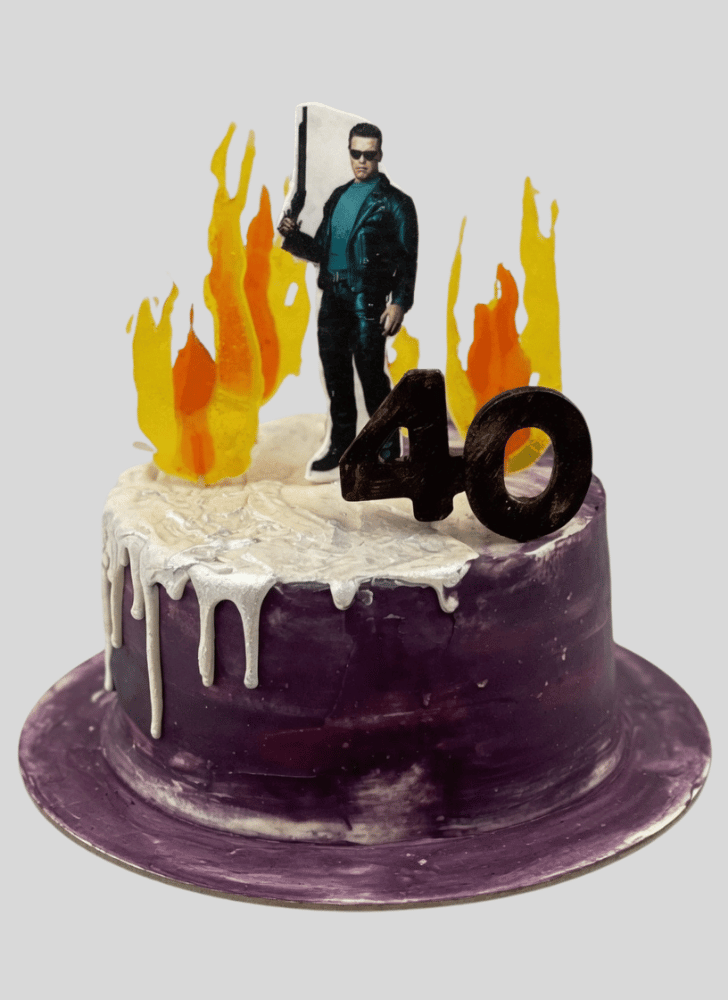 Dazzling The Terminator Cake