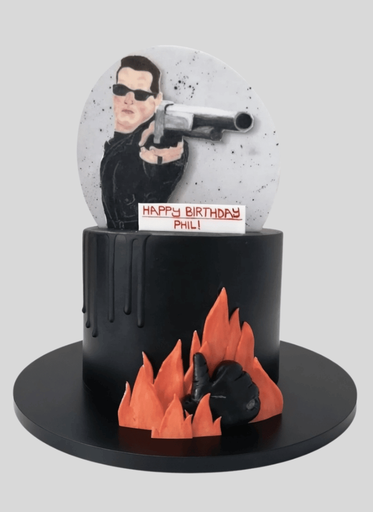 Pretty The Terminator Cake