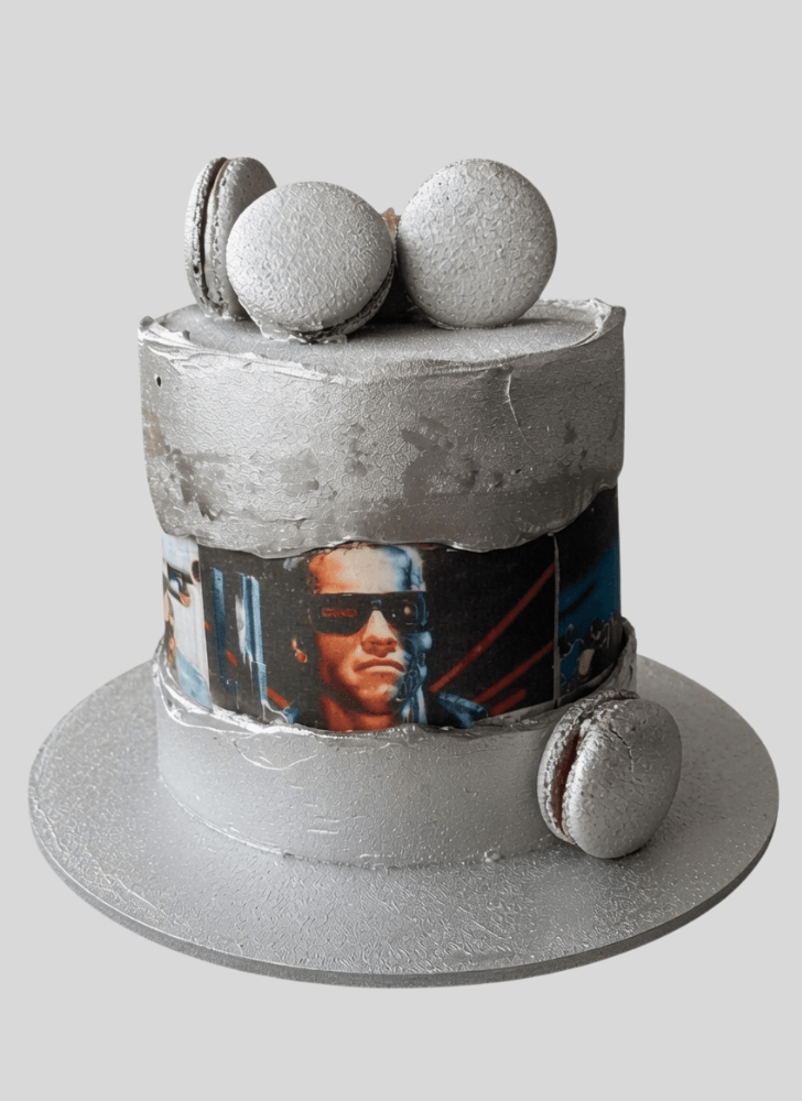 Wonderful The Terminator Cake Design