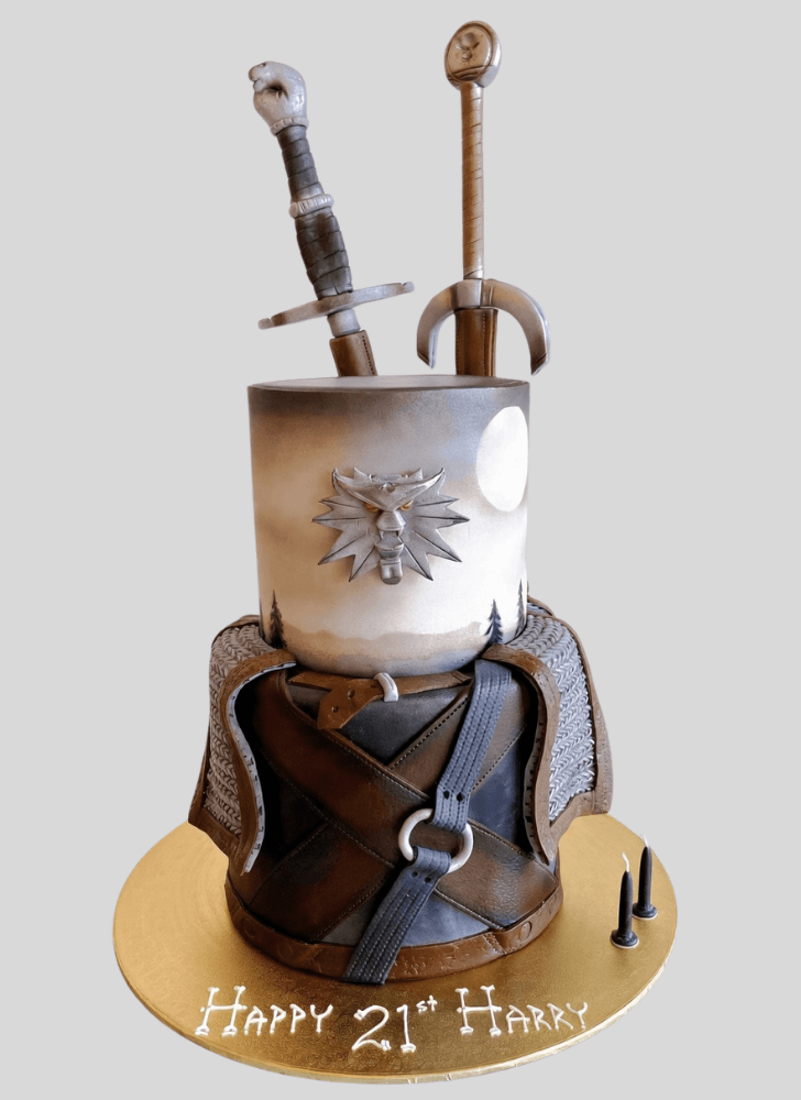 Captivating The Witcher Cake