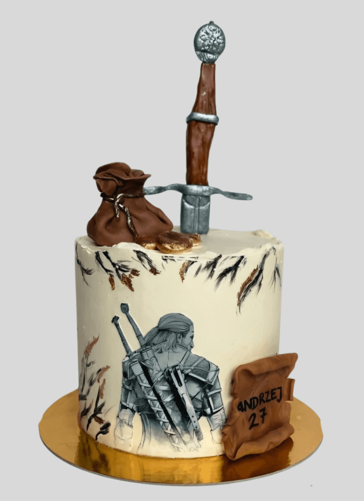 Delicate The Witcher Cake