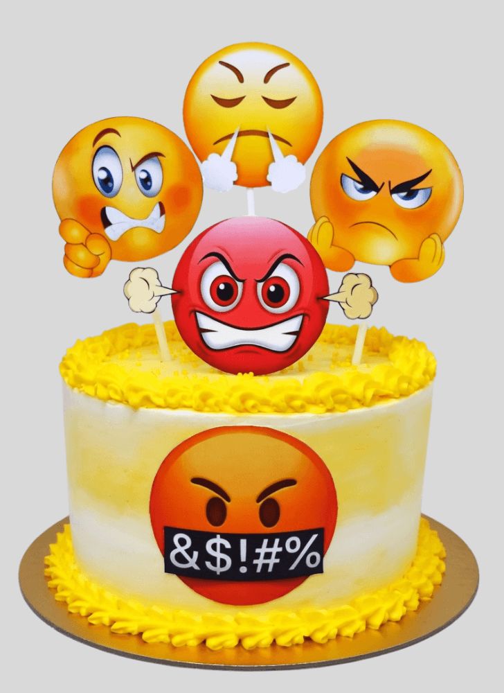 Classy Angry Cake