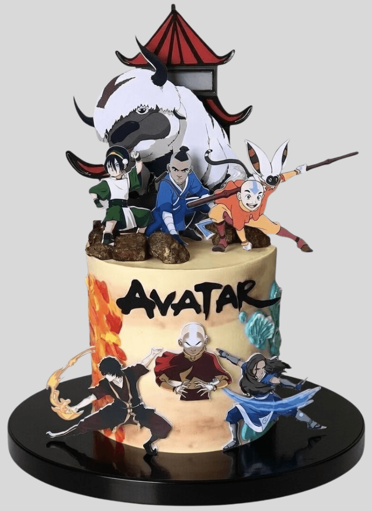 Appealing Avatar the Last Airbender Cake