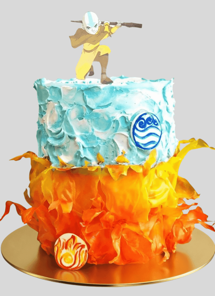 Comely Avatar the Last Airbender Cake
