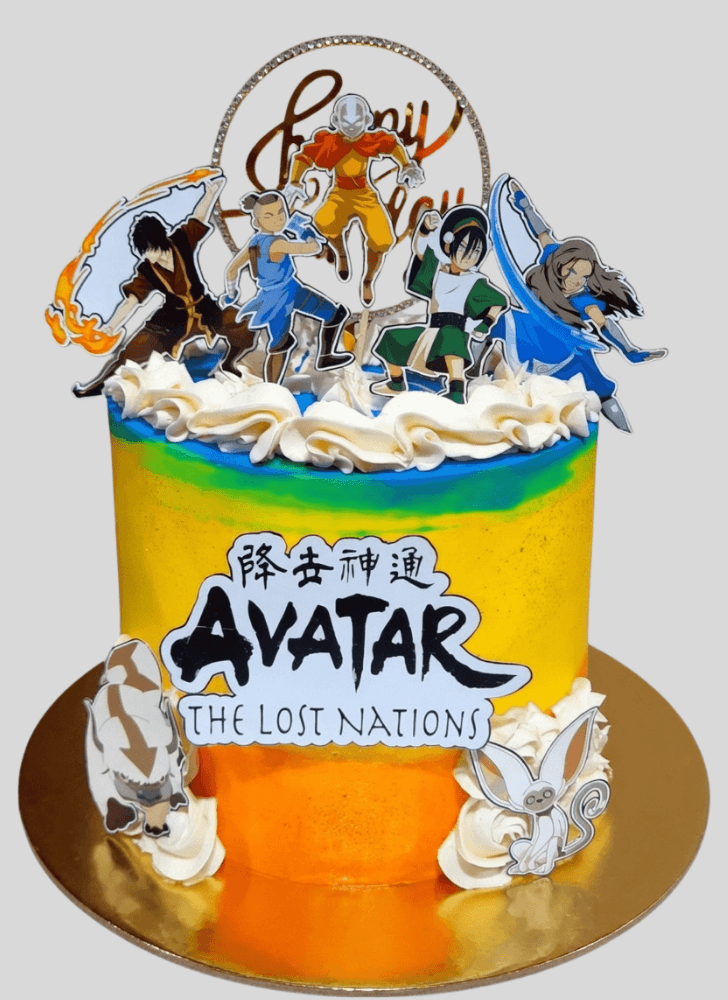 Dazzling Avatar the Last Airbender Cake